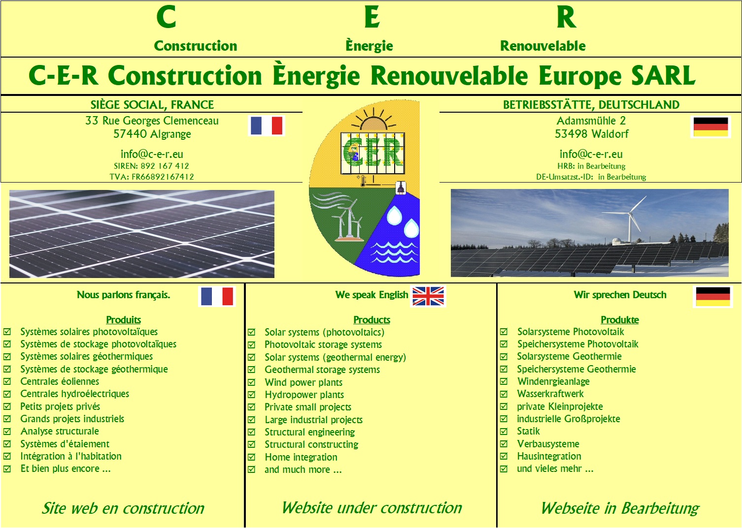 website under construction